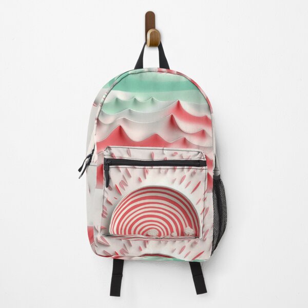 Item preview, Summer road to the sea/red, mint green, white/1 designed and sold by My-fake-places.