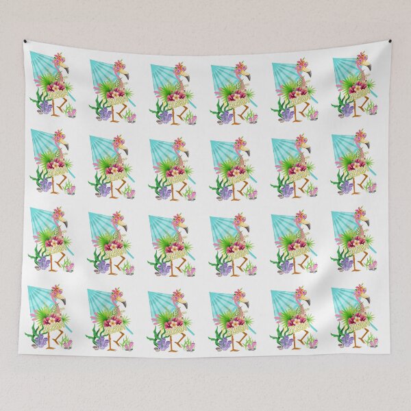 Item preview, Flamingo, Aloha..heading to the beach. designed and sold by Hope-it-fits.
