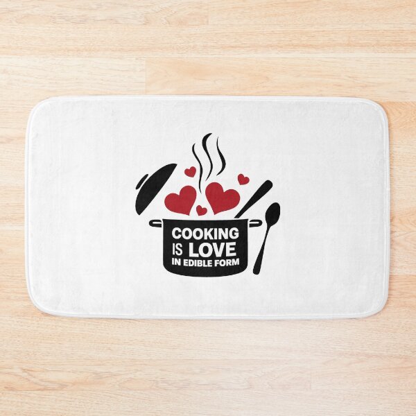 Artikelvorschau, Kochen ist Liebe in essbarer Form. entworfen und verkauft von MrERNST.