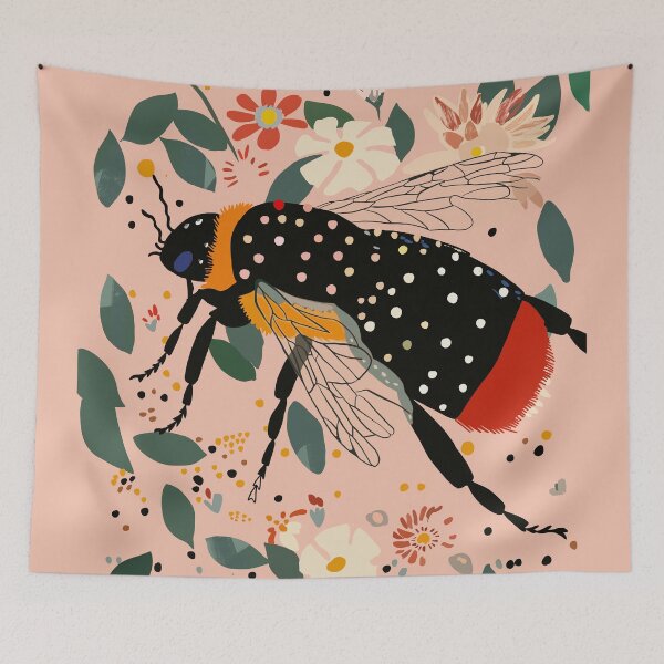 Aperçu de l'œuvre Buzz floral créée et vendue par ArtsySesta.