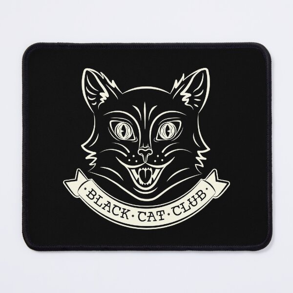 Item preview, Black Cat Club designed and sold by PizzaCatStudio.