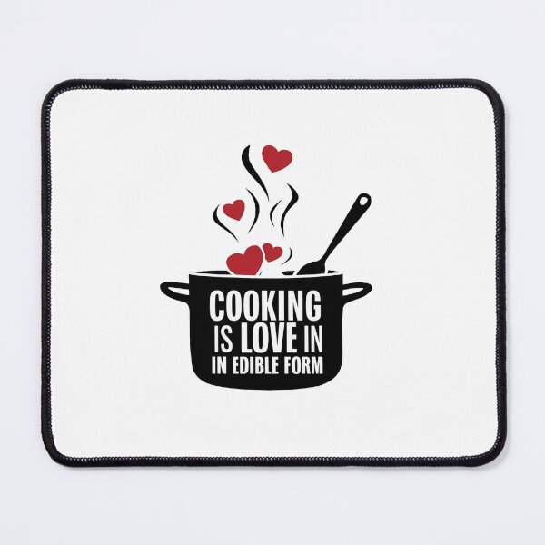 Artikelvorschau, Kochen ist Liebe in essbarer Form. entworfen und verkauft von MrERNST.