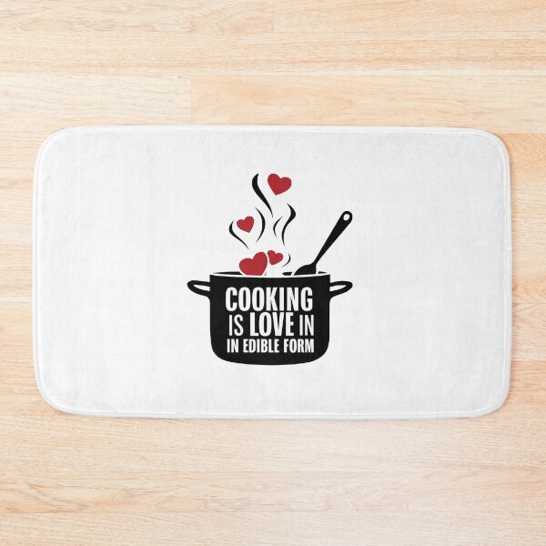 Artikelvorschau, Kochen ist Liebe in essbarer Form. entworfen und verkauft von MrERNST.