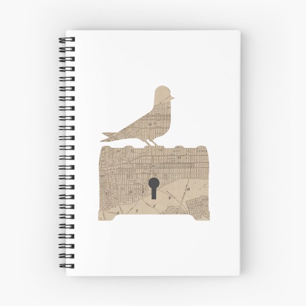 Item preview, Golden Pigeon Map Logo designed and sold by goldenpigeonnyc.