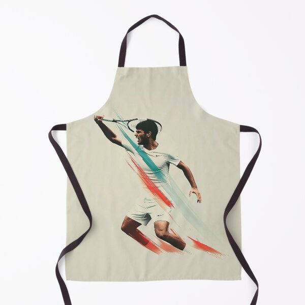 Item preview, Intense Alcaraz Tennis Action Minimalist Art designed and sold by Retro Travel Design.