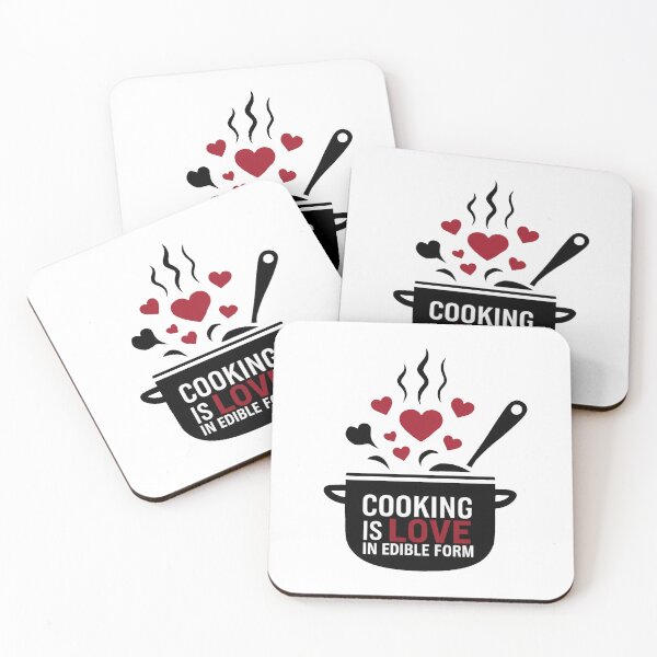 Artikelvorschau, Kochen ist Liebe in essbarer Form. entworfen und verkauft von MrERNST.