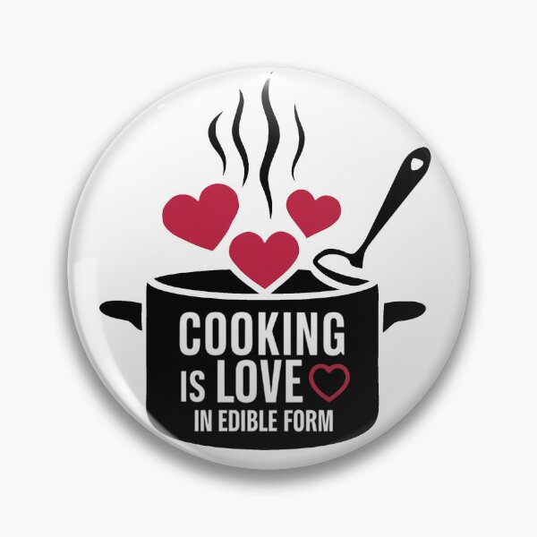 Artikelvorschau, Kochen ist Liebe in essbarer Form. entworfen und verkauft von MrERNST.