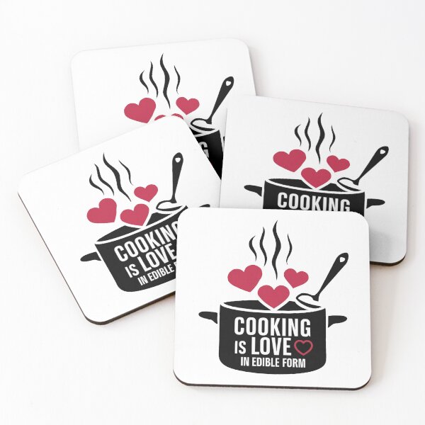 Artikelvorschau, Kochen ist Liebe in essbarer Form. entworfen und verkauft von MrERNST.