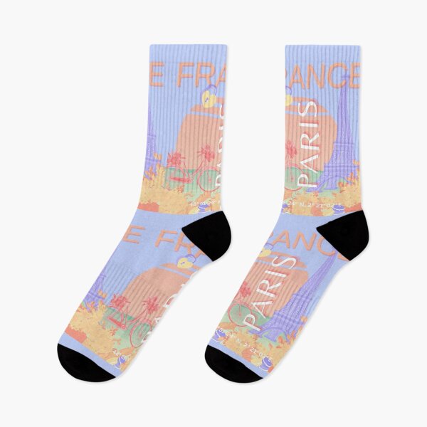 Item preview, Paris, France, Travel Art, Preppy, Pastel, Blue designed and sold by Magic Love Art Print.