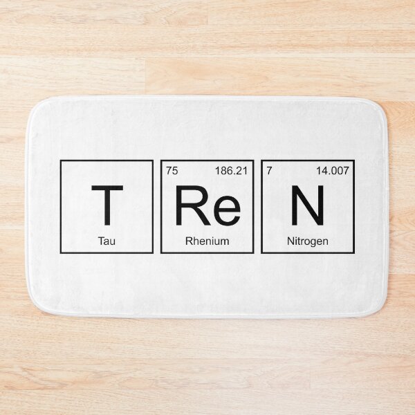 Item preview, "Tren" Periodic Table Design designed and sold by GainsGraphics.