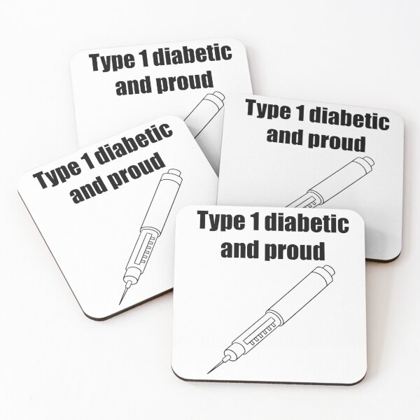 Item preview, Type 1 diabetic and proud  designed and sold by Animals-by-JB.