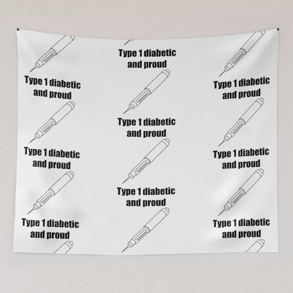 Item preview, Type 1 diabetic and proud  designed and sold by Animals-by-JB.