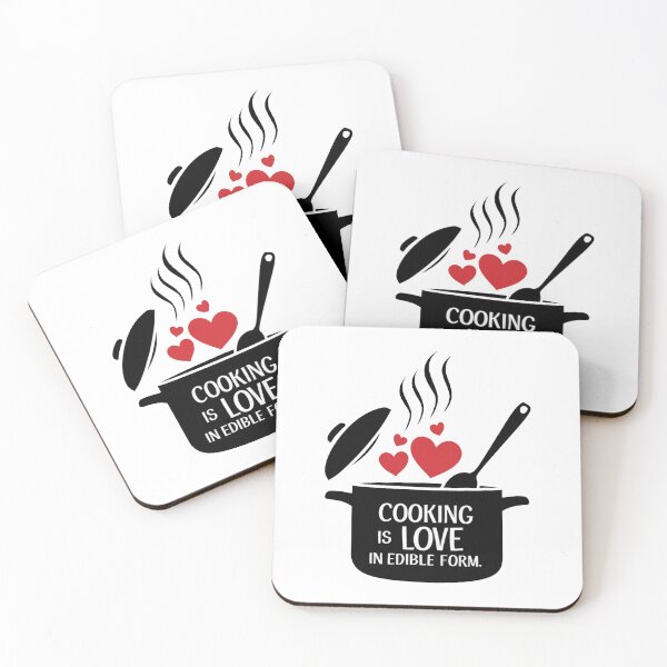 Artikelvorschau, Kochen ist Liebe in essbarer Form. entworfen und verkauft von MrERNST.