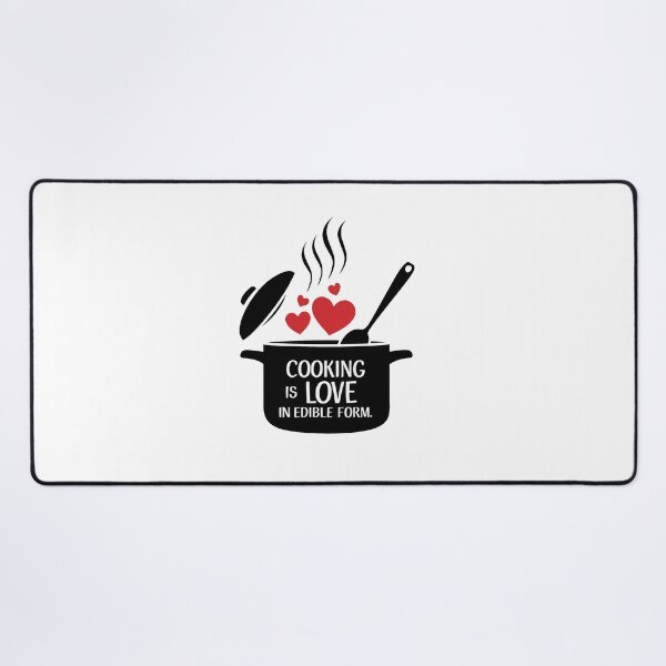 Artikelvorschau, Kochen ist Liebe in essbarer Form. entworfen und verkauft von MrERNST.