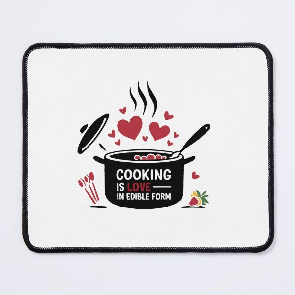 Artikelvorschau, Kochen ist Liebe in essbarer Form. entworfen und verkauft von MrERNST.