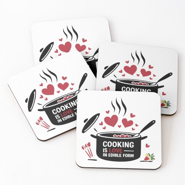 Artikelvorschau, Kochen ist Liebe in essbarer Form. entworfen und verkauft von MrERNST.