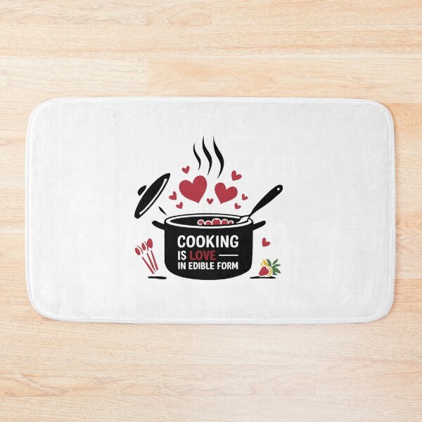 Artikelvorschau, Kochen ist Liebe in essbarer Form. entworfen und verkauft von MrERNST.