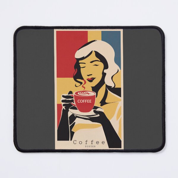 Item preview, Woman Drinking Coffee designed and sold by Anniko Art Studio.