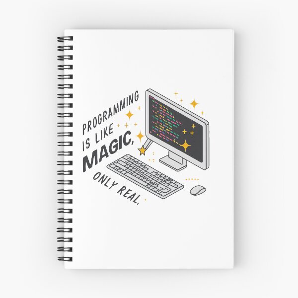 Item preview, Programming is like magic, only real. designed and sold by MrERNST.