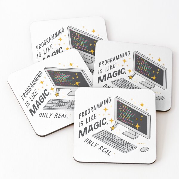 Item preview, Programming is like magic, only real. designed and sold by MrERNST.