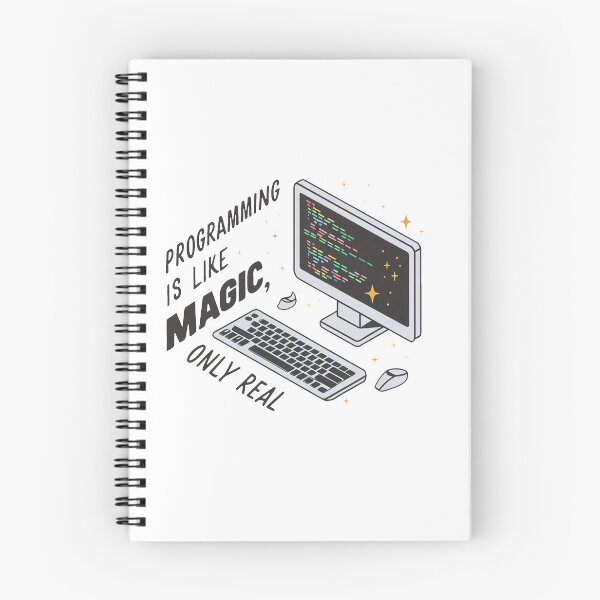 Item preview, Programming is like magic, only real. designed and sold by MrERNST.