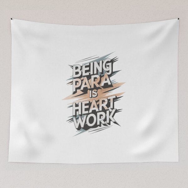 Item preview, being para is heart work  designed and sold by Paulina Szymoniak.