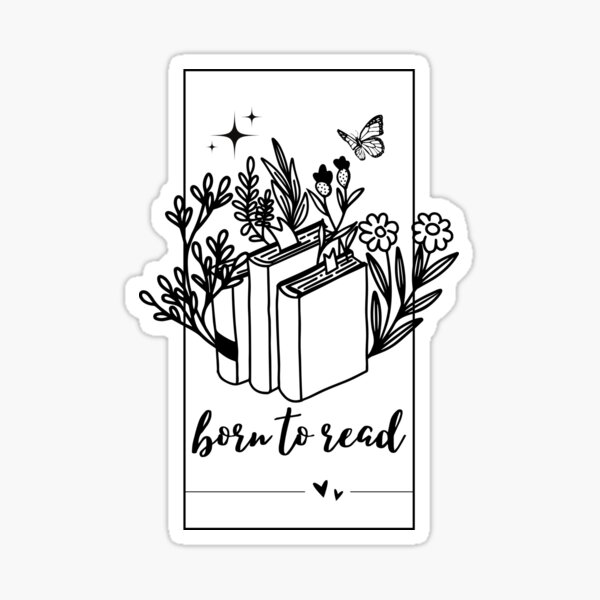Item preview, Born to read designed and sold by IsabellaArt99.