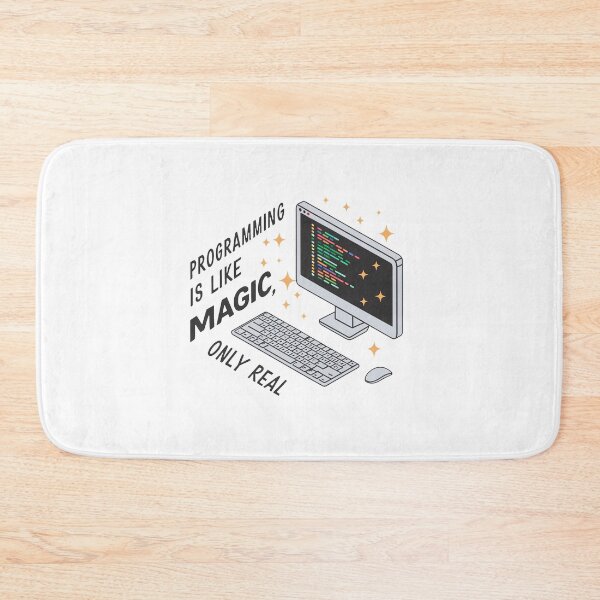 Item preview, Programming is like magic, only real. designed and sold by MrERNST.