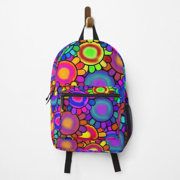 Item preview, Colorful Psychedelic Floral Design designed and sold by Sartoris Art.