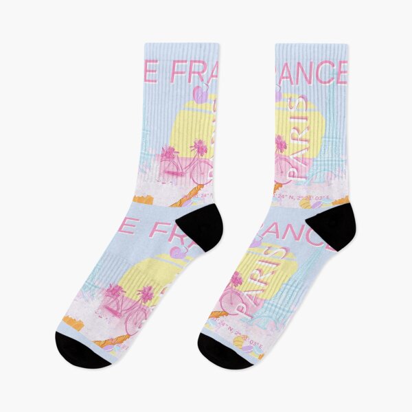 Item preview, Paris, France, Travel Art, Preppy, Blue designed and sold by Magic Love Art Print.