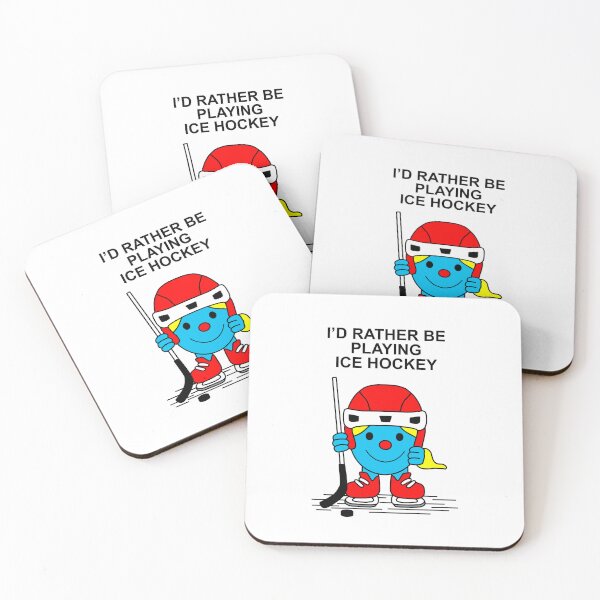 Item preview, Little Miss Id rather be playing Ice Hockey designed and sold by Scat the cat.