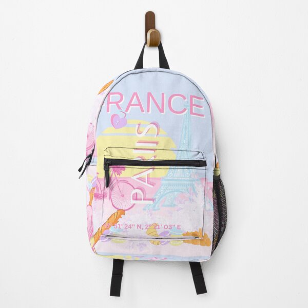 Item preview, Paris, France, Travel Art, Preppy, Blue designed and sold by Magic Love Art Print.