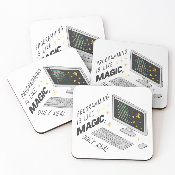 Item preview, Programming is like magic, only real. designed and sold by MrERNST.