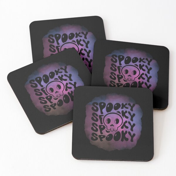 Item preview, Halloween Skull in pink and purple  designed and sold by MarigoldandLily.
