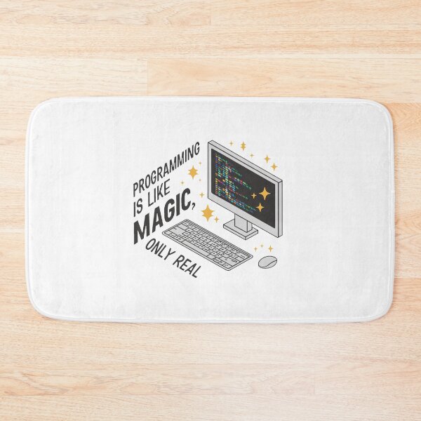 Item preview, Programming is like magic, only real. designed and sold by MrERNST.