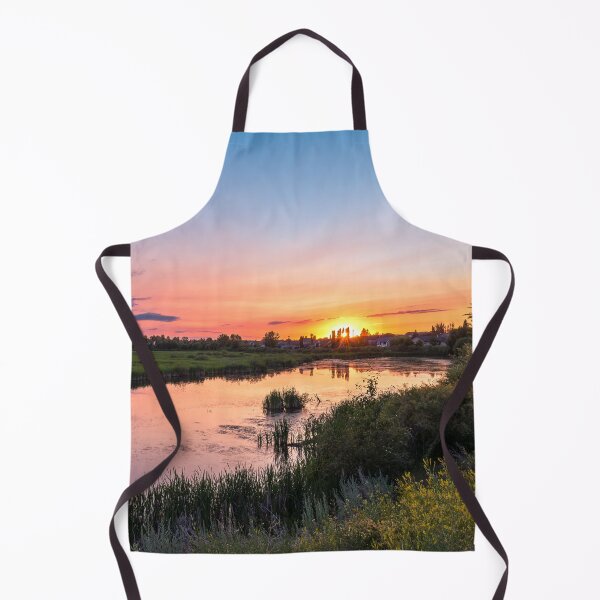 Item preview, Sunset View of Summer Pond in Alberta, Canada designed and sold by Amy Mitchell.