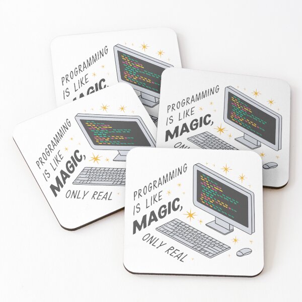 Item preview, Programming is like magic, only real. designed and sold by MrERNST.