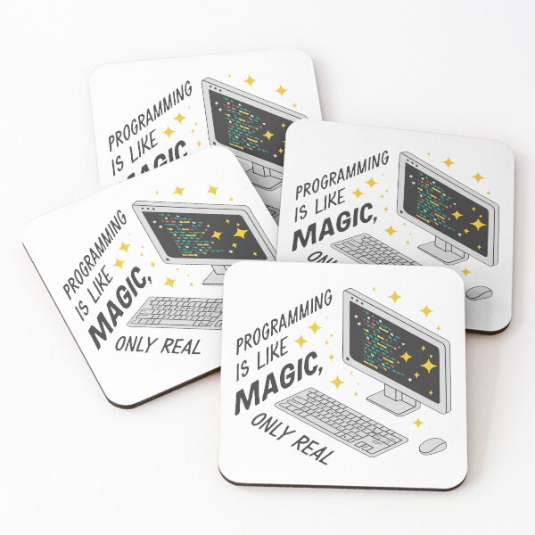 Item preview, Programming is like magic, only real. designed and sold by MrERNST.