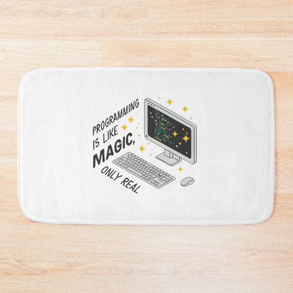Item preview, Programming is like magic, only real. designed and sold by MrERNST.