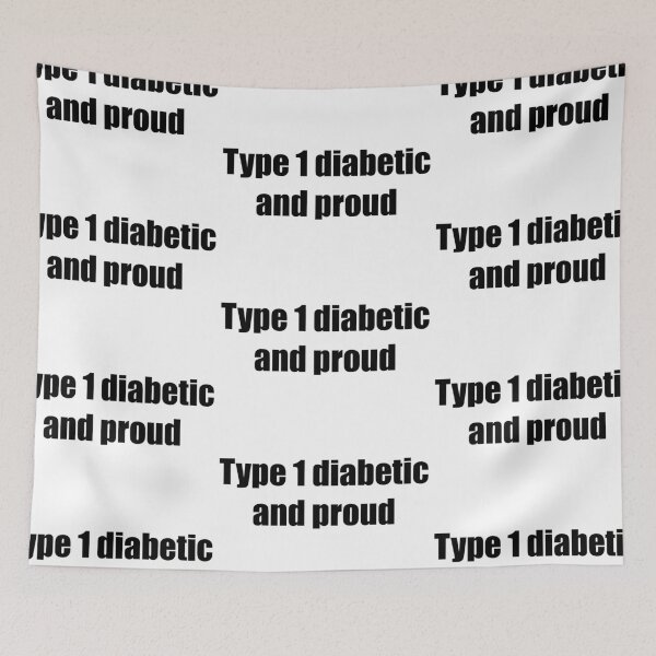 Item preview, Type 1 diabetic and proud  designed and sold by Animals-by-JB.