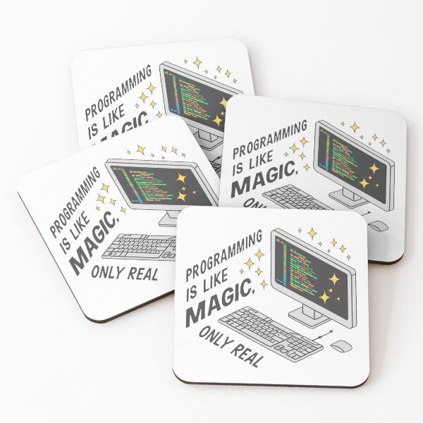 Item preview, Programming is like magic, only real. designed and sold by MrERNST.