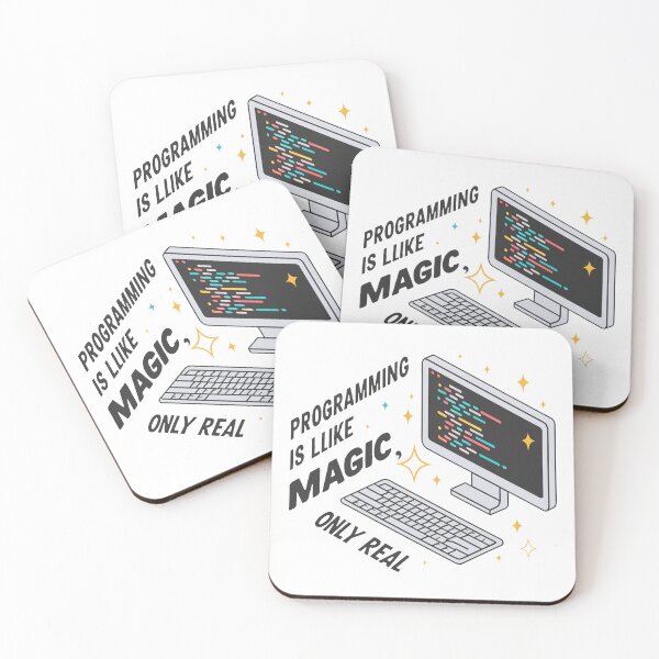Item preview, Programming is like magic, only real. designed and sold by MrERNST.