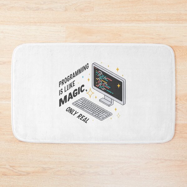 Item preview, Programming is like magic, only real. designed and sold by MrERNST.