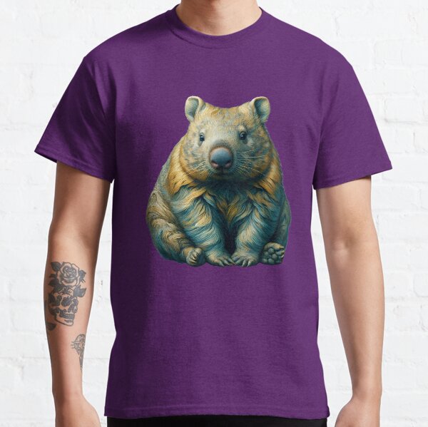 Vista previa del artículo con la obra «Arte wombat n.° 19 | Amantes de los wombats», diseñado y vendido por ksgraphics222.