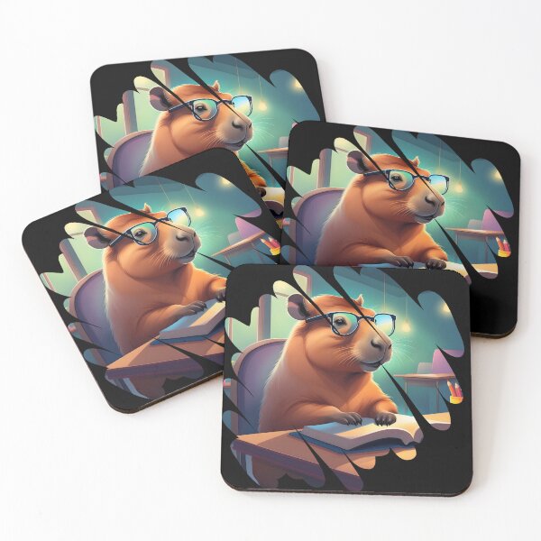 Item preview, Capybara student designed and sold by DebriArte.