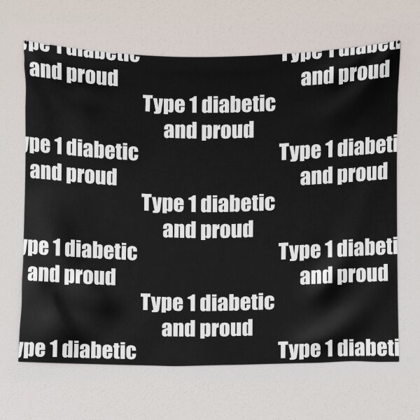 Item preview, Type 1 diabetic and proud  designed and sold by Animals-by-JB.