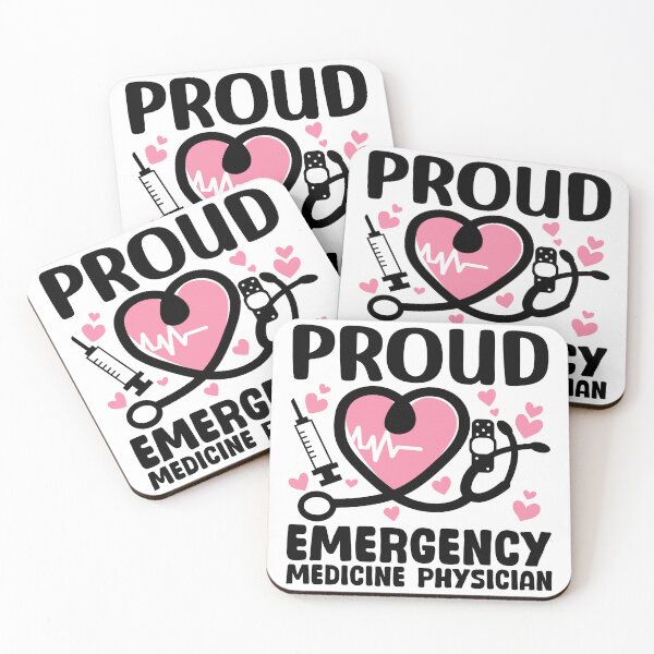 Item preview, Proud Emergency Medicine Physician Doctor designed and sold by Stick-Artistry.