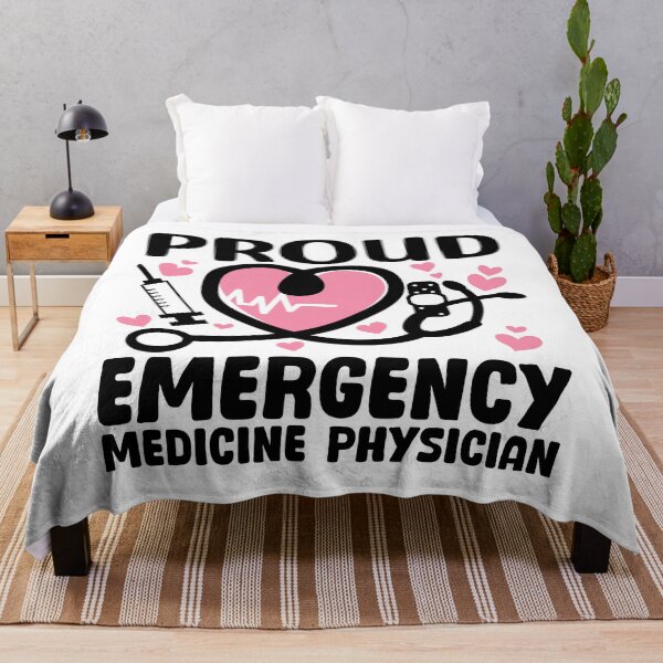 Item preview, Proud Emergency Medicine Physician Doctor designed and sold by Stick-Artistry.