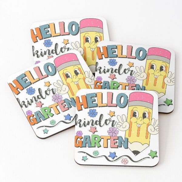 Item preview, Hello Kindergarten, back to school design, Teacher gift designed and sold by godleo.