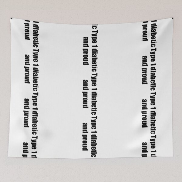 Item preview, Type 1 diabetic and proud  designed and sold by Animals-by-JB.